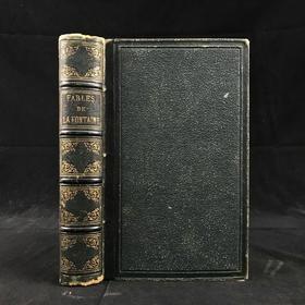 【法语】1864年 拉封丹寓言 格兰维尔240幅经典插图 真皮脊36开