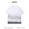 SDSA男装2026新款高贵轻奢国潮复古撞色印花圆领短袖T恤百搭时尚 商品缩略图0