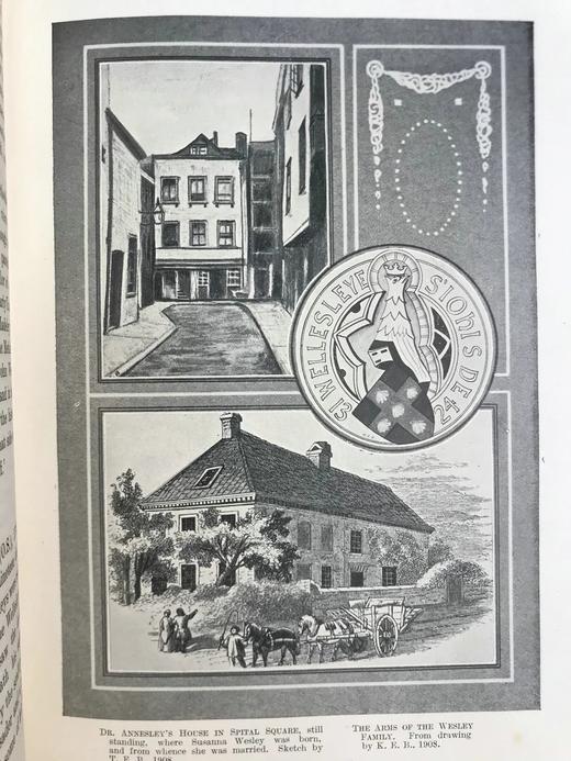 1909年 卫理公会新史（全2卷） 数十幅插图 精装18开 商品图12