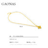 GAONAS  图腾迷恋 贵气老钱金色项链11936XGO 商品缩略图3