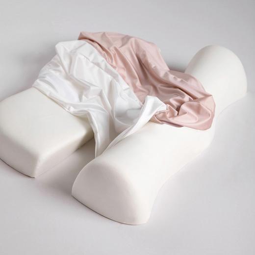 雀说零压记忆牵引枕芯锦氨透气凉感慢回弹枕家用助睡眠按摩枕宿舍枕头WAL 商品图2