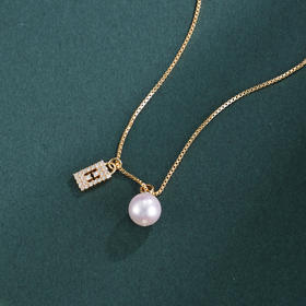 子佩集【属于她】银S925珍珠惜王妃套链项链【QJTL008】字母H镀金2602