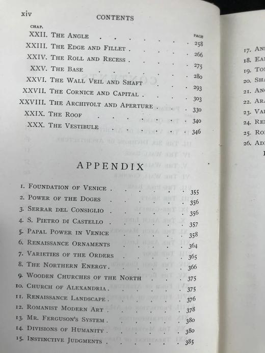 1898年 罗斯金《威尼斯之石》（全3卷） 数十幅插图 漆布精装32开 商品图4