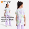moodytiger女童夏季印花个性背开叉速干短袖T恤欧若风32210103 商品缩略图1