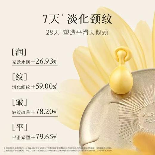 枫缇向日葵颈部精华油胶囊 紧致修护颈纹脖颈霜颈膜30粒 商品图5