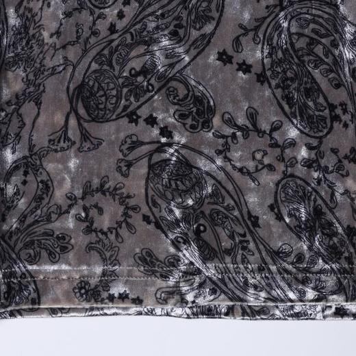 SDSA男装2026新款高贵轻奢复古植绒腰果花卉设计圆领短袖T恤百搭 商品图3