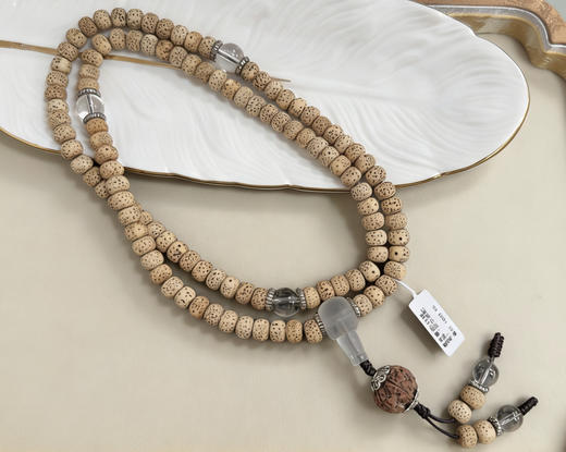 星月菩提108颗念珠➕白水晶 商品图1