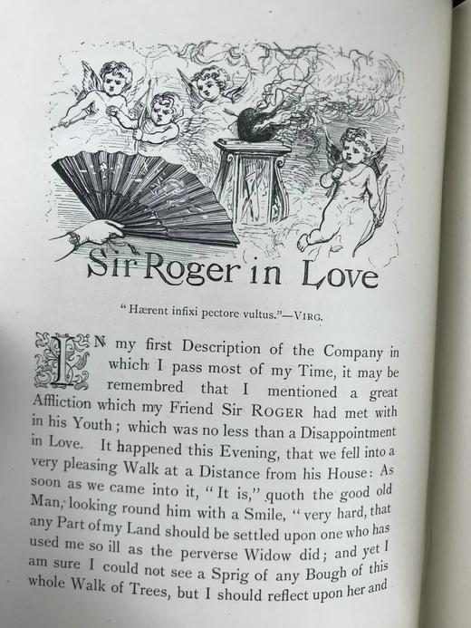 约19世纪后期 罗杰·德·科弗利爵士 数十幅插图 漆布精装32开 商品图14