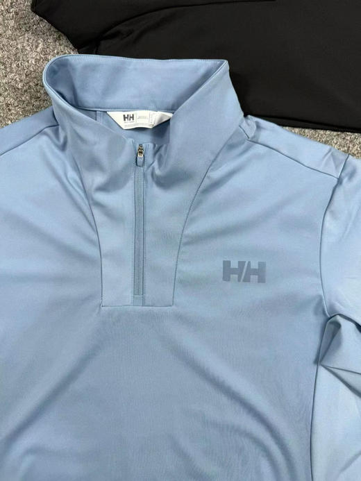 原单正品挪威国宝品牌Helly Hanse家 男士牛奶丝滑科技弹力面料半拉链设计长袖T恤衫，三个色S-XXL 商品图3