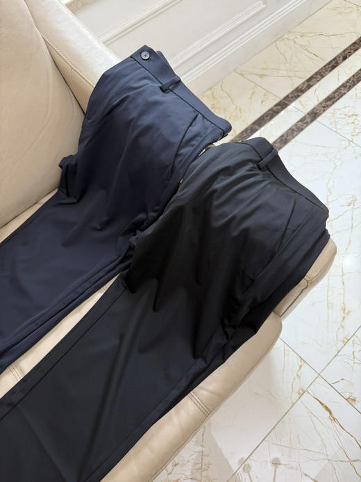 330-6 lp新款 春夏免烫抗皱男士商务休闲长裤 松紧腰 柔滑垂坠 老朱176/150穿32码很理想 商品图10