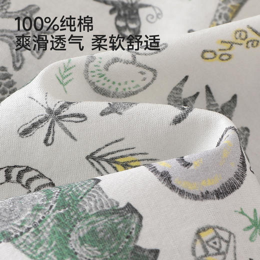 【商场同款】英氏儿童衣服男童夏季短袖T恤纯棉动物印花百搭上衣 商品图1