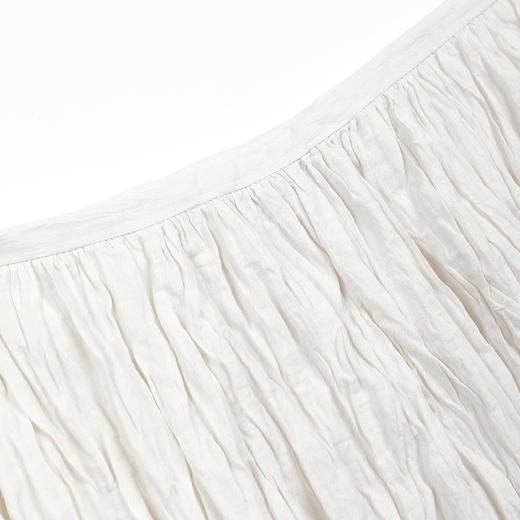 ROMI STUDIO"松弛灵动"金属丝可定型低腰A摆半身裙 RWDSXY2427 商品图9