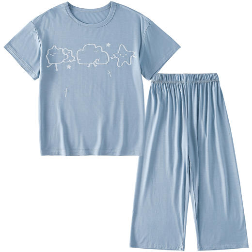 【10A抗菌】棉花堂夏款云感空气童装家居服 --FD61173 商品图11