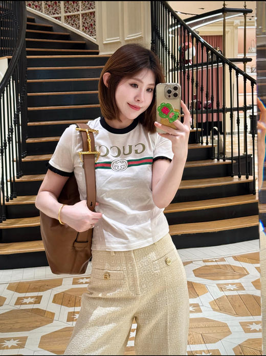 古驰 新款🆕经典撞色T恤（MM） 商品图4