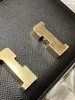 【纯手缝定制不退换】爱马仕 康康 19cm Epsom 掌纹牛皮 黑色 金扣（MM） 商品缩略图5