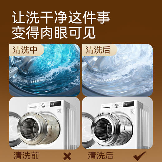 【白倍极洗衣机变色净】【正装支持免费试用一袋！！】 免浸泡+可视变色超直观 清洁效果看得见 每袋独立包装，不惧氧化&受潮 商品图4