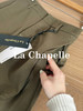专柜实拍【遮胯显瘦通勤】拉夏贝尔/La Chapelle绵羊毛+莱赛尔！高腰单扣裤袢卷边设计西裤休闲哈伦裤 商品缩略图4
