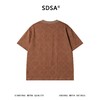 SDSA男装2026新款高贵轻奢潮牌抽象菱形圆领短袖T恤百搭宽松上衣 商品缩略图4