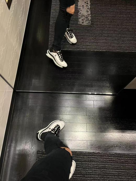 香奈儿【 巨好】菱格厚底老爹鞋，厚底增高效果一绝！ 商品图3