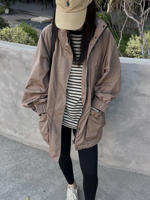 直发【元单渠道厂】贵族面料MAX家塔夫绸系列 收腰风衣 商品图4