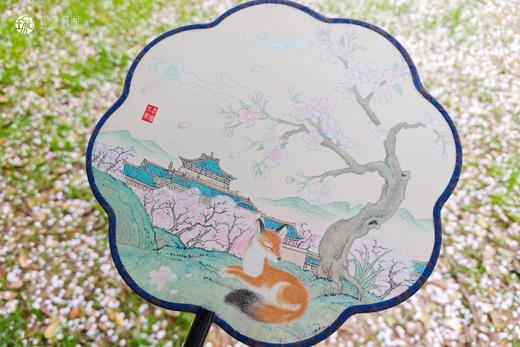 武大珞珈丝绸团扇 商品图1