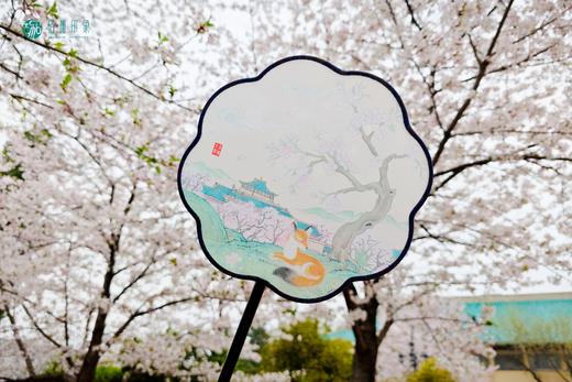 武大珞珈丝绸团扇 商品图4