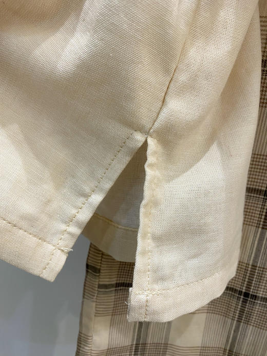 松植屋女款圆领七分袖九分裤纯棉纱布睡衣套装 商品图4