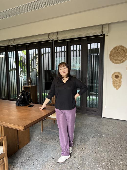 【群内福利】【休闲裤】显瘦减龄遮肉，千千叶面料压褶 柔滑透气的面料，让皮肤可以轻松“呼吸” 商品图8