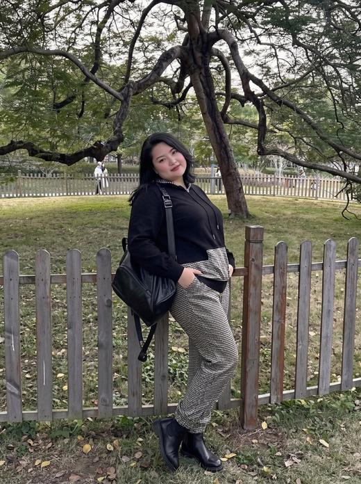 【群内福利】【千鸟格休闲裤】黑白撞色经典千鸟格元素，束脚款休闲运动多场合可穿 商品图3