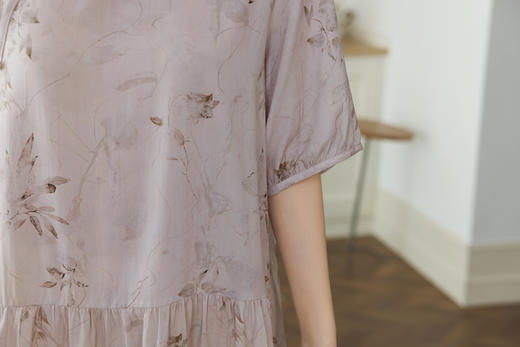 【Z'XIAN 国风流光天丝睡裙】均码80-140斤可穿，五色可选，甄选莱赛尔天丝+粘纤材质，国风设计，舒适透气，优雅美丽，仙气飘飘！ 商品图10