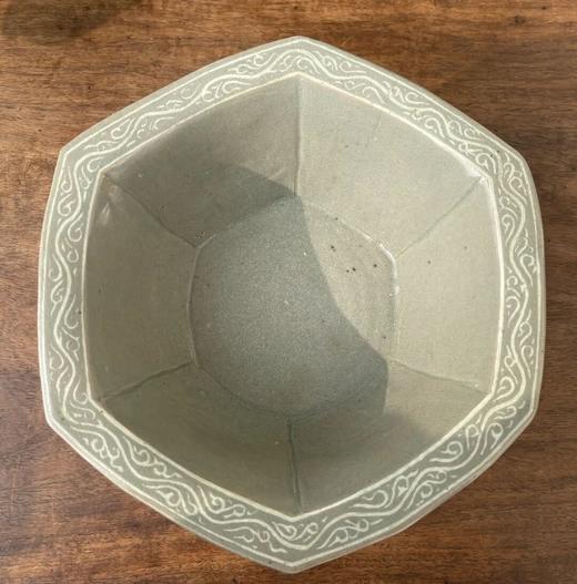 象嵌青瓷花卉纹六方三足香炉，顺丰包邮 商品图11