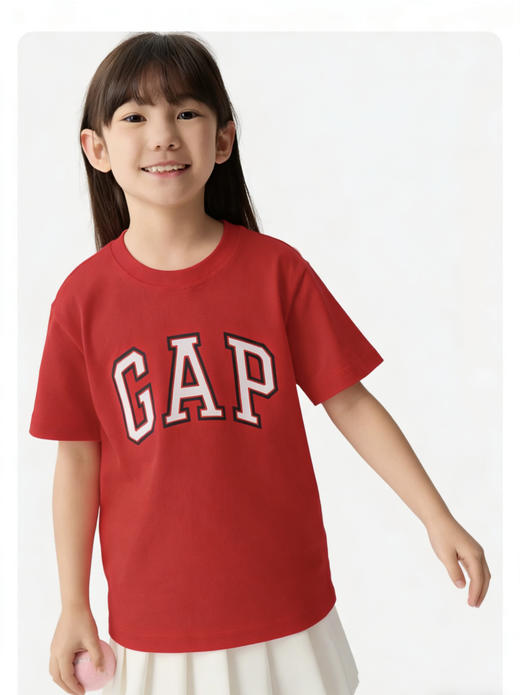 直发【两件拍】全新14色，GP圆领儿童短袖T恤，~100棉 商品图2