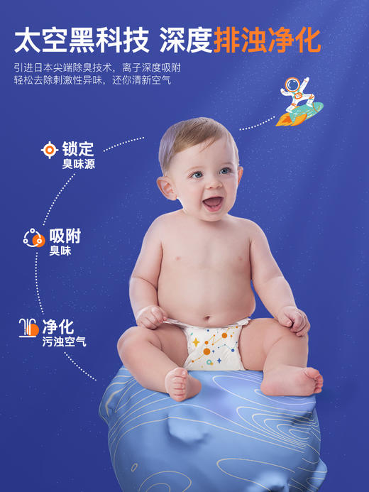 【周三满99返9.9购物金】碧芭宝贝光年之外婴儿纸尿裤拉拉裤2包装 商品图2