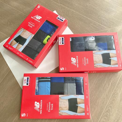 直发【一盒五条，随机】 NB出口加拿大原单男士平角裤 商品图2