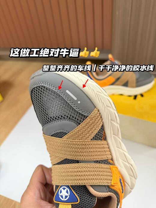 直发【正品JEEP】 交叉魔术贴 春夏儿童网面运动鞋 商品图4