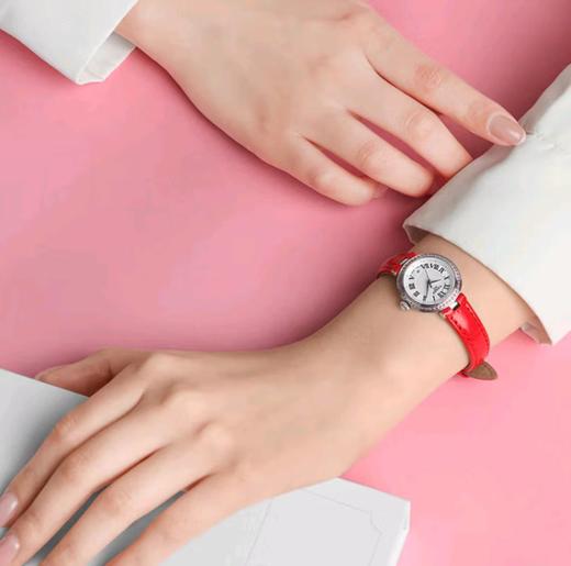 【 买1得3！限时加赠香奈儿香水唇釉】Tissot/天梭小美人时尚石英表女士腕表 明星同款 -w 商品图13