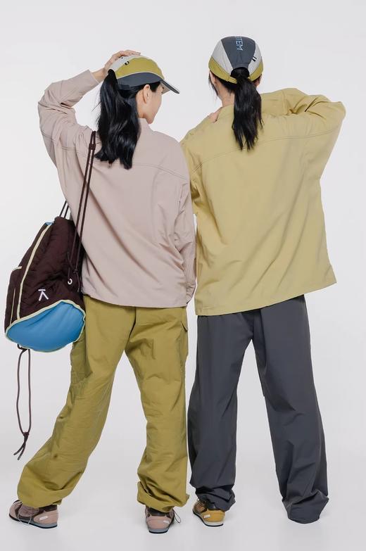 爱*米同款户外休闲廓形口袋立领衬衫式外套 商品图10