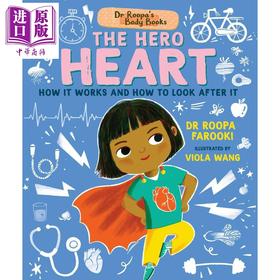 【中商原版】鲁帕博士 勇敢的心脏 Dr Roopas Body Books The Hero Heart 英文原版 儿童科普 自然科学知识读物 进口童书