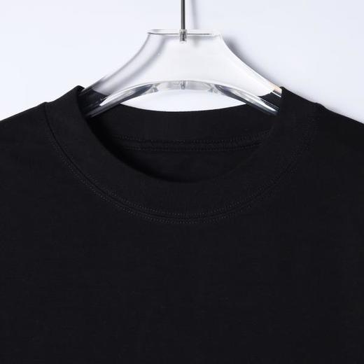 SDSA男装2026新款高贵轻奢简约网格钉珠拼接宽松短袖T恤百搭宽松 商品图1