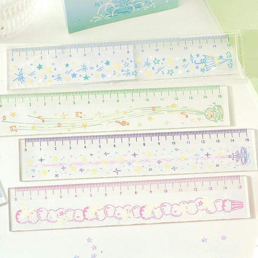 NOTE FOR星星不打烊系列亚克力尺子 商品图0
