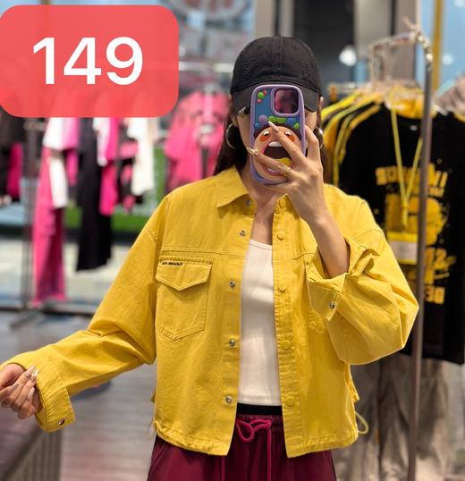 NC翻领双口袋长袖衬衫51231（黄）春季161012060321 商品图0