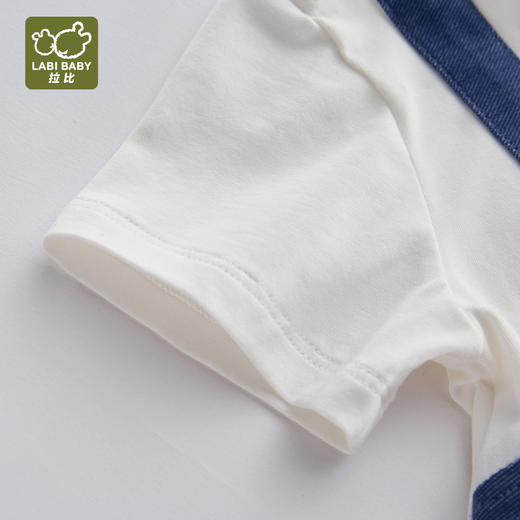 拉比童衣夏拉比熊仿牛仔连体衣j6LZBC103717 商品图5