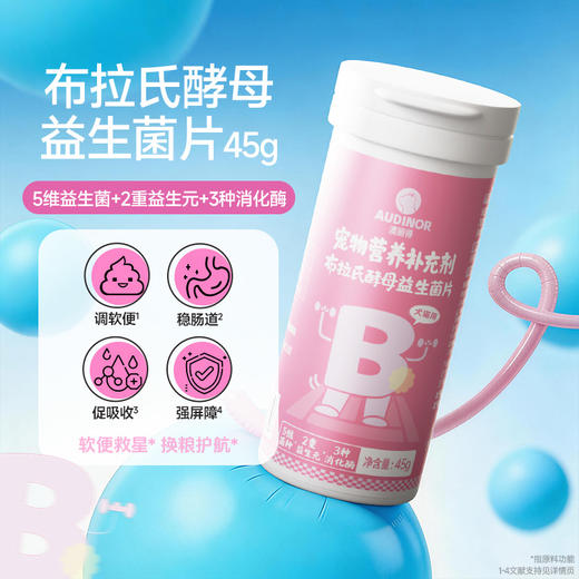 雷米高澳丽得布拉氏酵母益生菌片护肠胃促消化减少软便成幼犬猫通用 商品图1