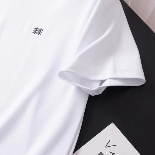 F033161春夏季新款亲肤透气厚实挺括简约百搭刺绣短袖T恤 商品图9