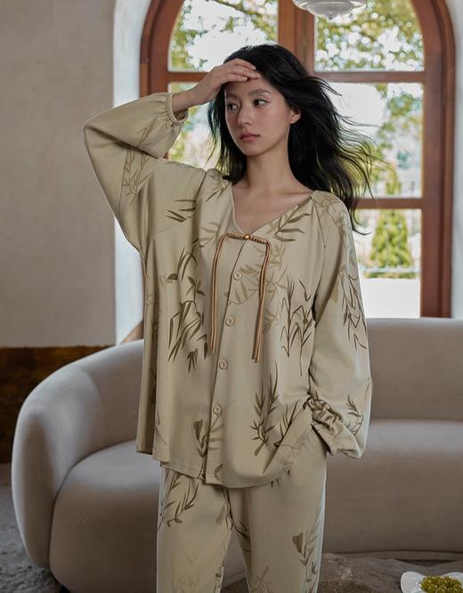 【10天左右发丨水柔棉竹语心声家居服】独具新中式风格，自带清冷感！面料柔滑软糯，触感细腻！宽松舒睡，透气亲肤！【LS-X】 商品图6