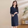 春季职业气质显瘦连衣裙长袖女款新款时髦潮流高级感裙子ZYF8609 商品缩略图2