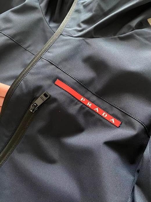 F0331128新款再生尼龙梭织面料舒适耐穿男士连帽夹克外套 商品图6