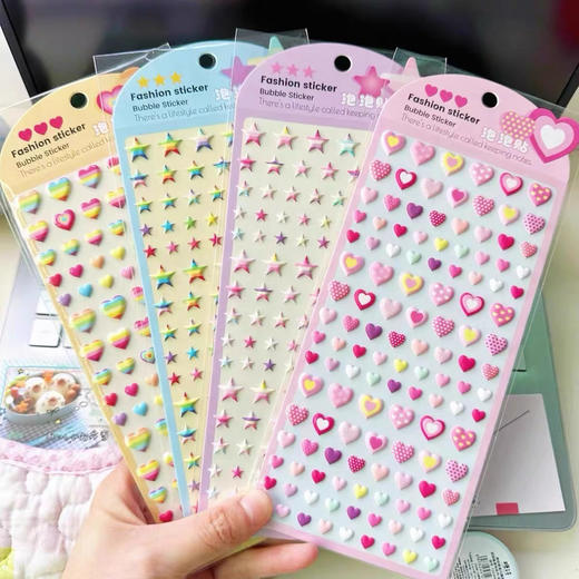 YX-017立体3D泡泡贴纸（图案随机） 商品图0