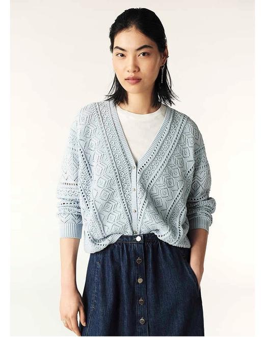 ba*波西米亚风镂空外搭空调针织开衫 商品图11