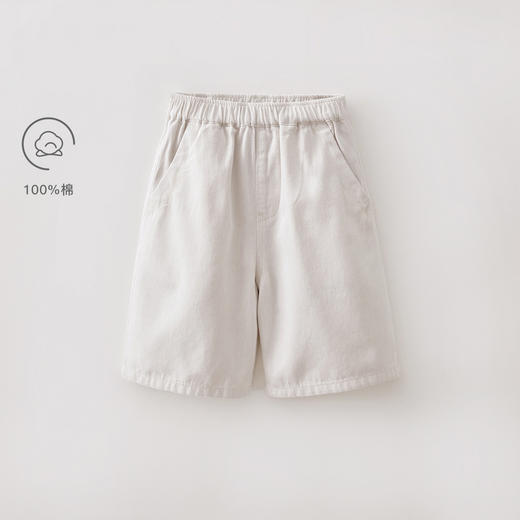 马克珍妮时髦有型男童汉麻七分牛仔裤2026年夏装新款560375 商品图1